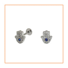 Load image into Gallery viewer, Hamsa Hand Labret