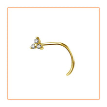 Load image into Gallery viewer, Gold PVD Jewelled Studs