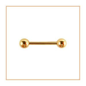 Gold Titanium Barbell