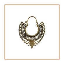 Load image into Gallery viewer, Persian Inspired Brass Earrings