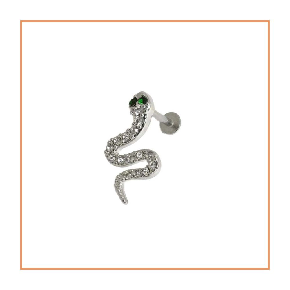 Snake Labret – Lighthouse Tattoo & Piercing Studio