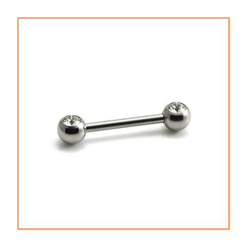 Titanium Jewelled Barbell